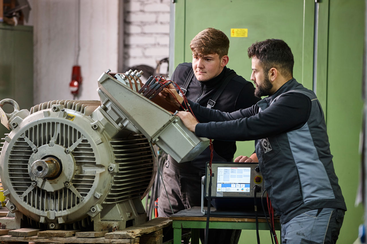 Reparatur eines Elektromotors