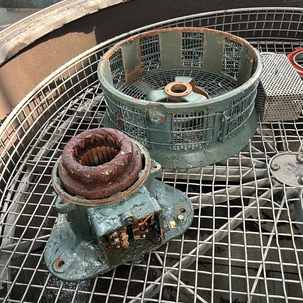 Sirene vor der Reparatur